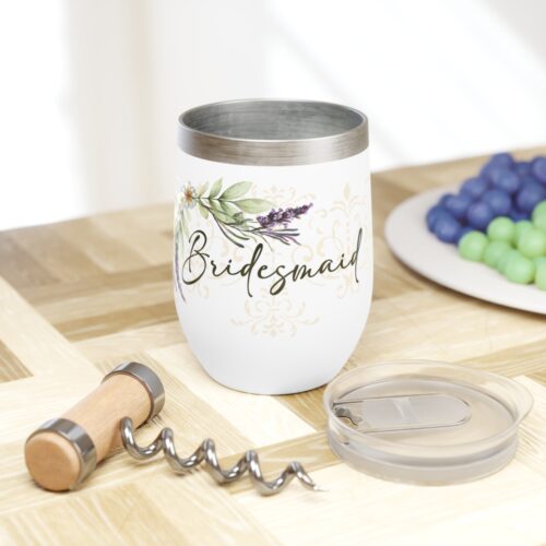 Bridesmaid chill tumbler insulated wine tumbler
