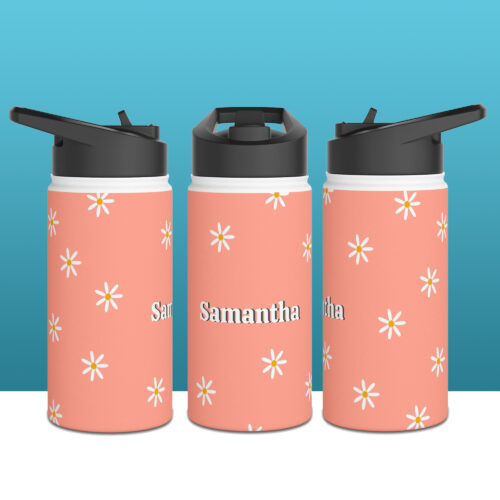 Daisy Personalized Water Bottle 12,18,32 oz Designs by Uniquely You