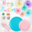 Pastel Sprinkles Party Decor Pack Including Tableware