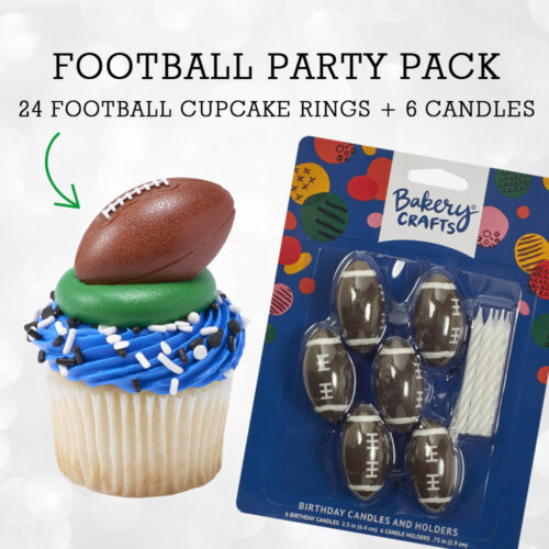 Football Party Pack Cupcake Cake Decor