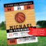 Basketball Ticket Template Edit Download