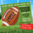 Football Invitation Template Digital Download